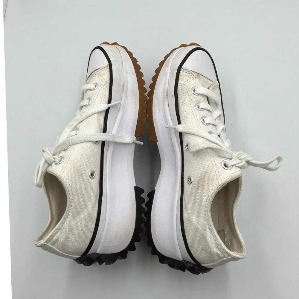 Converse Run Star Hike Low Top Unisex 5.5 Mens 7 Womens White Sneaker 168817C